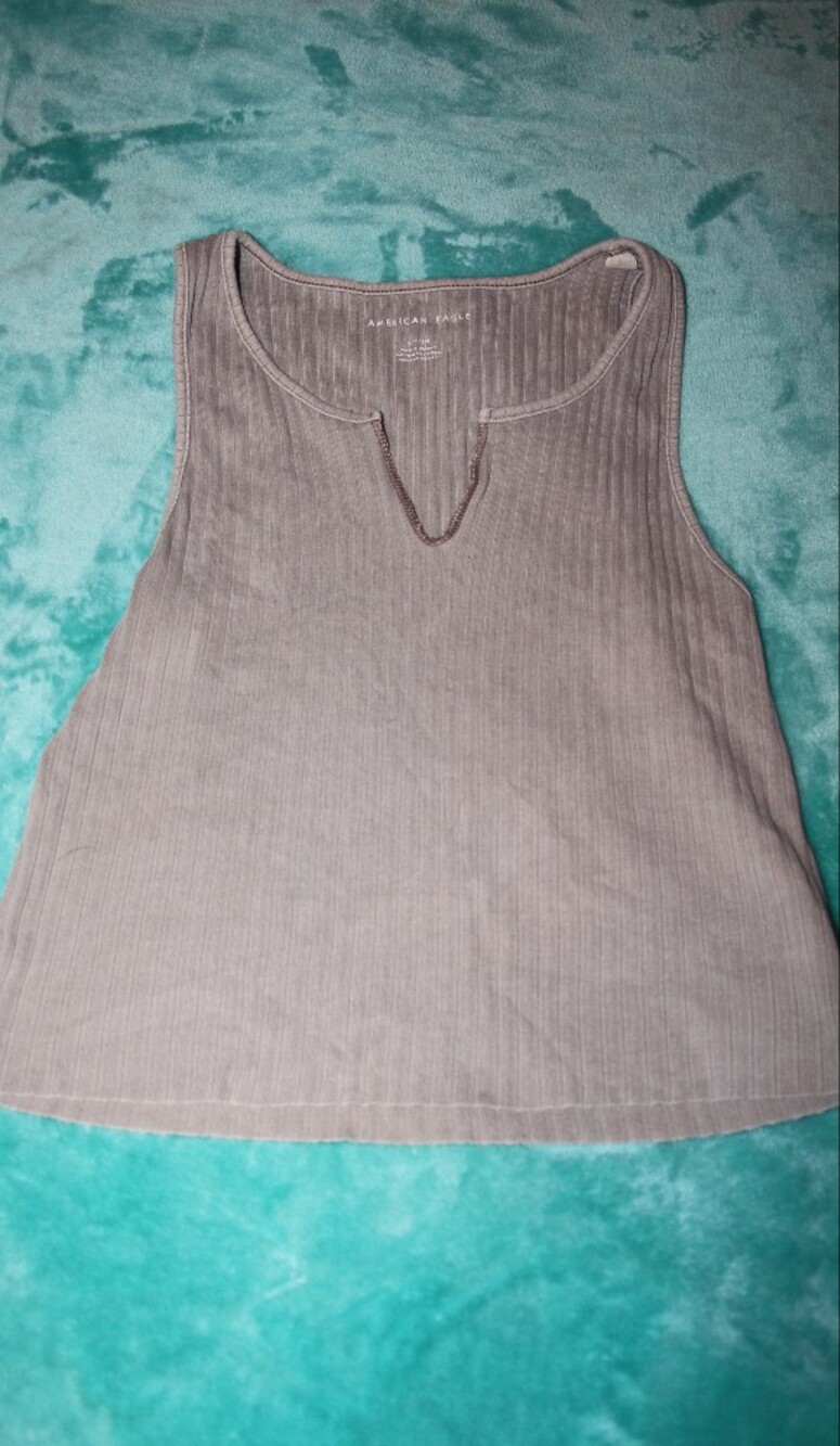 Women's Grey American Eagle Tank